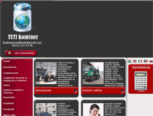 Tablet Screenshot of kontenertszallitunk.hu